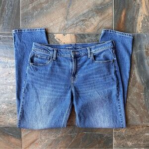 Old Navy Mid Rise Wow Boyfriend Jeans Women’s Size 12 Medium Wash Blue Denim
